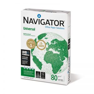 LOT DE 5 RAMETTES DE PAPIER BLANC NAVIGATOR A4 80G/M² 500 FEUILLES